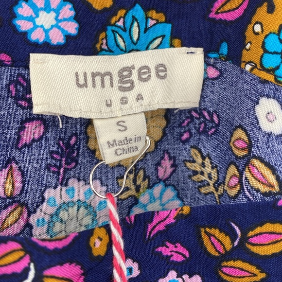 Umgee Boho Floral Tank Maxi Dress Small - Picture 9 of 12